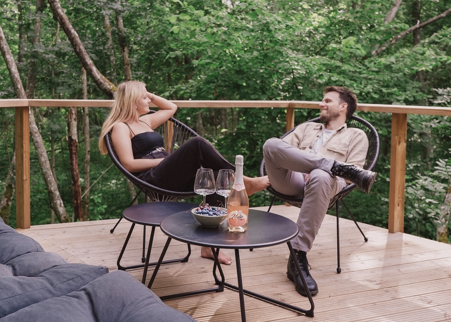 Hekso Treehouse Estonian holiday forest cottage cabin in Estonia, best cottages in Estonia