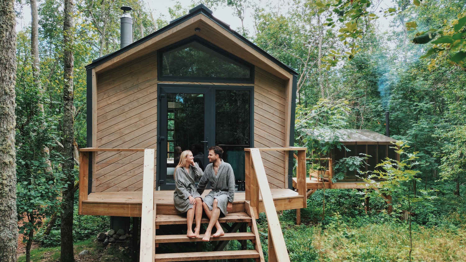 Hekso Treehouse Estonian holiday forest cottage cabin in Estonia, best cottages in Estonia
