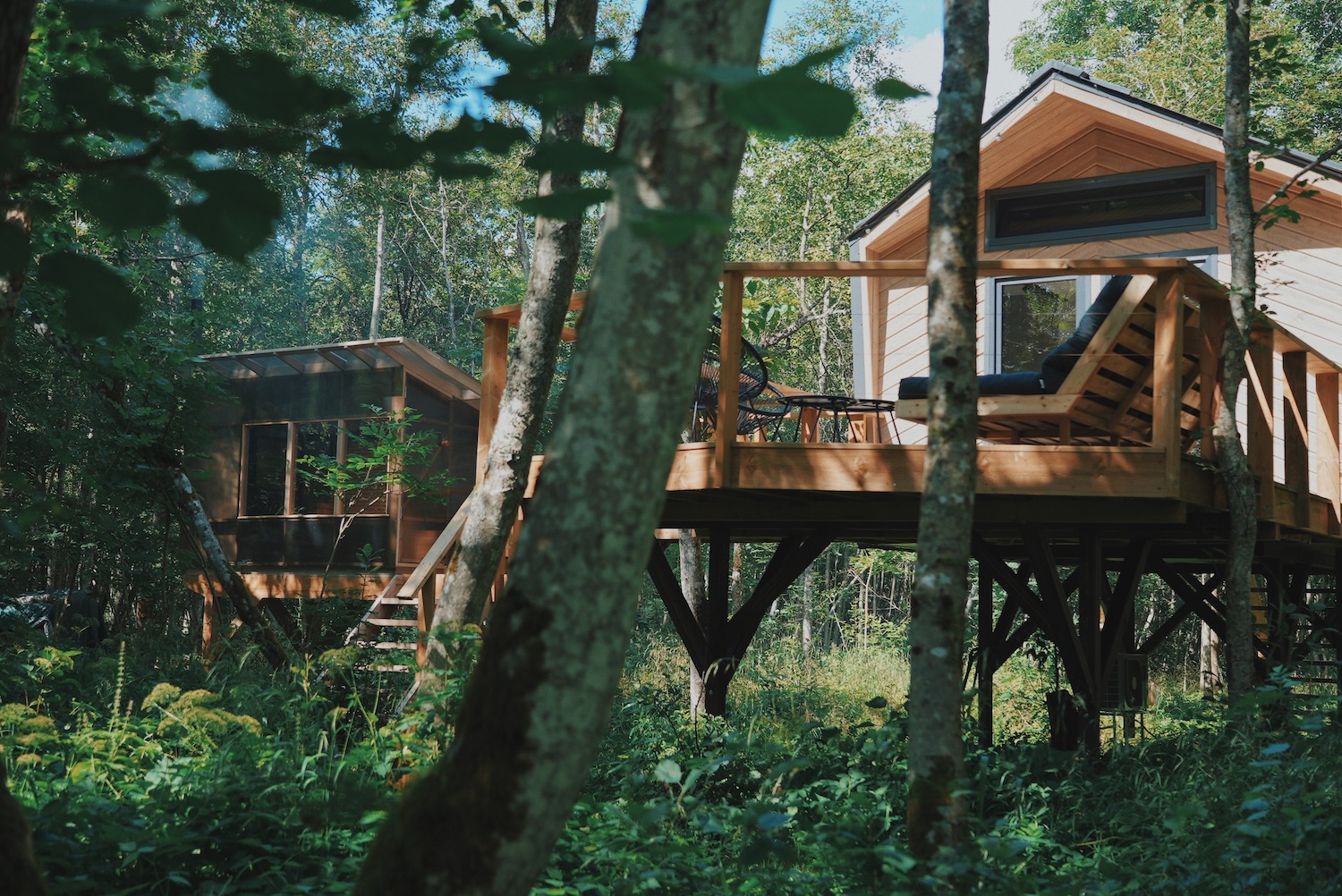 Hekso Treehouse Estonian holiday forest cottage cabin in Estonia, best cottages in Estonia