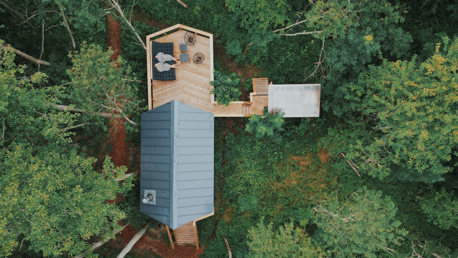 Hekso Treehouse Estonian holiday forest cottage cabin in Estonia, best cottages in Estonia
