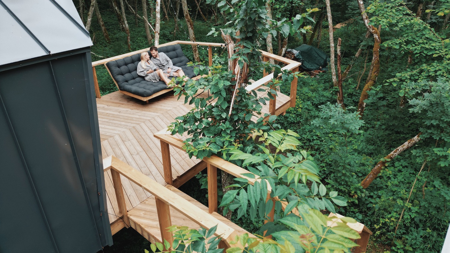 Hekso Treehouse Estonian holiday forest cottage cabin in Estonia, best cottages in Estonia