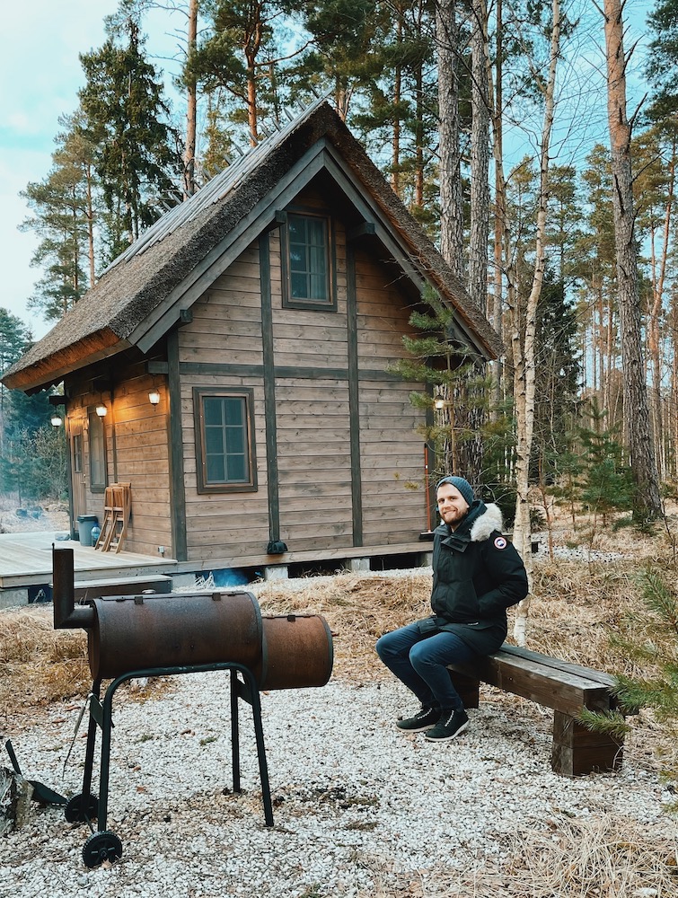 Tahkuna Forest House puhkemaja grill ja terrass, Ben